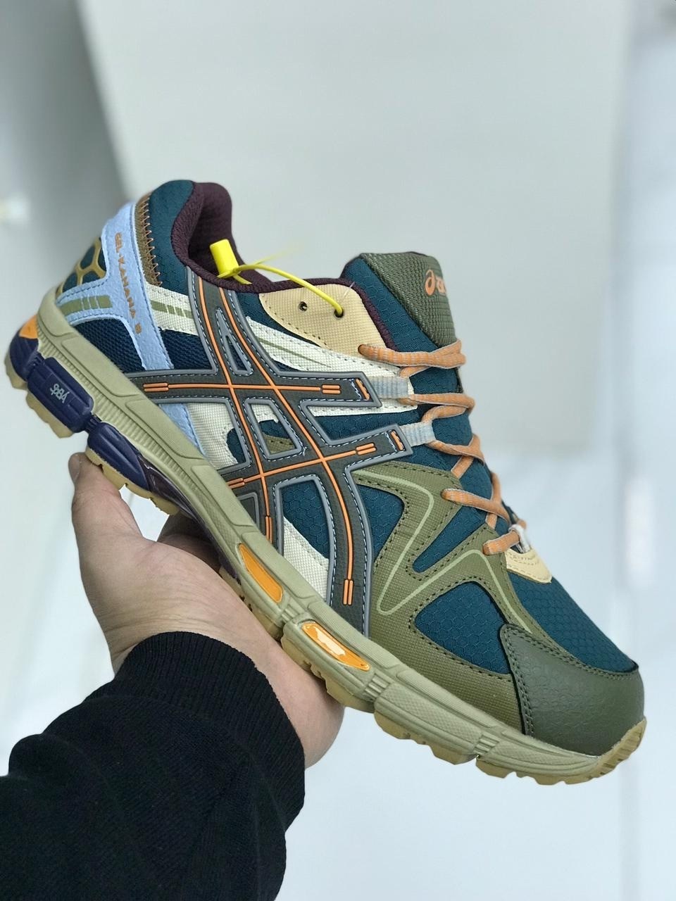кроссовки asics gel kahana 8,asics gel kahana 8,кроссовки asics,мужские кроссовки asics,asics gel kahana 8 running green blue beige