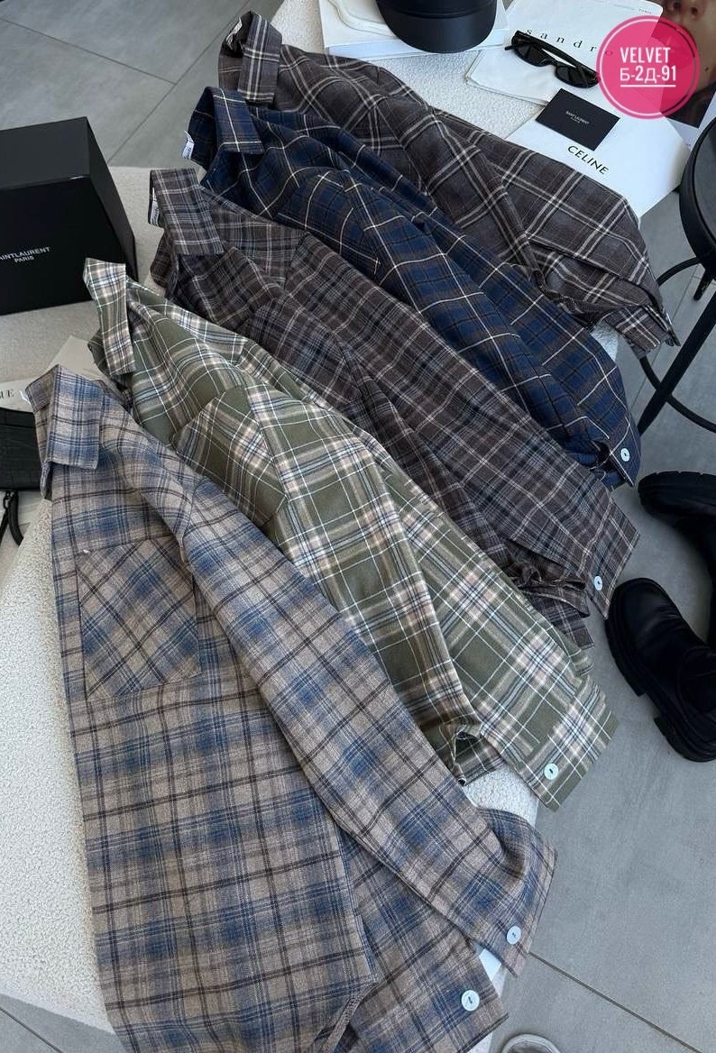 рубашка в клетку оверсайз варенка umalook,рубашка варенка в клетку оверсайз удлиненная lady gina,рубашка клетчатая,рубашка женская в клетку,рубашка в клетку