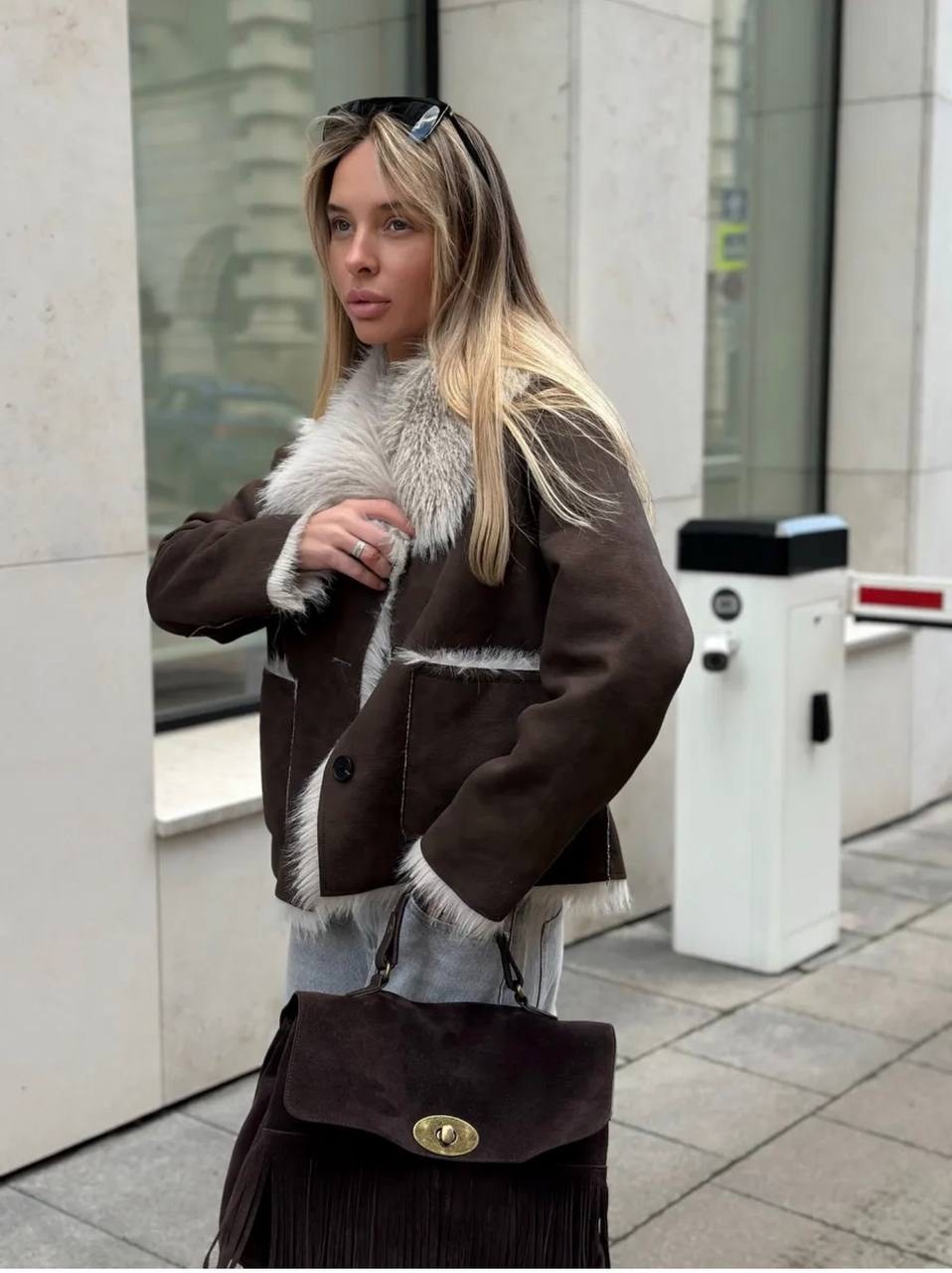 женская дубленка,дубленка авиатор,стильная дубленка,дубленка,женская дубленка авиатор