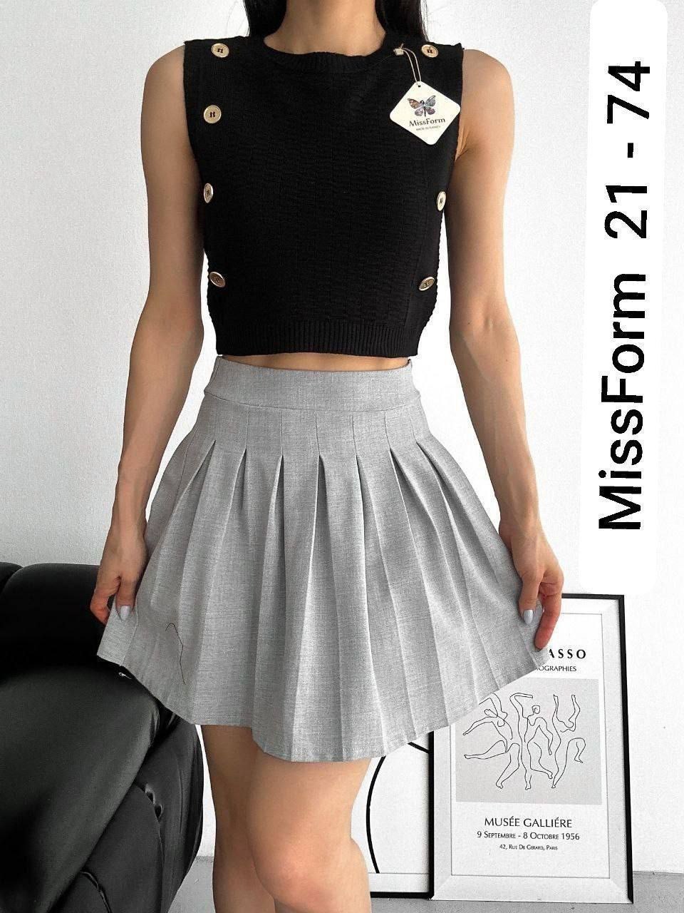 модные стильные,женской одежды,плиссированная юбка,юбка мини