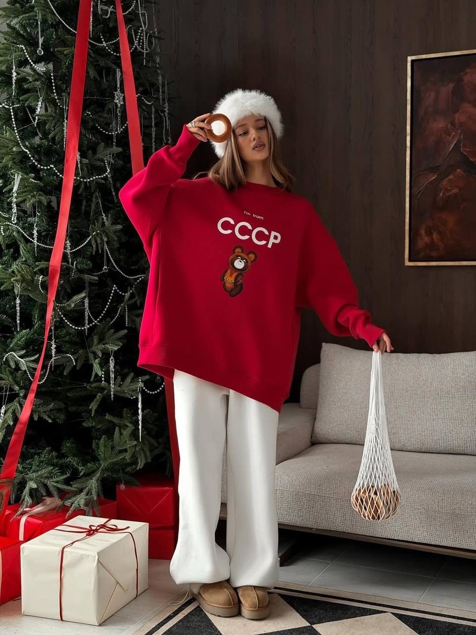 свитшот женский,свитшот ссср,свитер ссср,свитшот с принтом,женский свитшот оверсайз