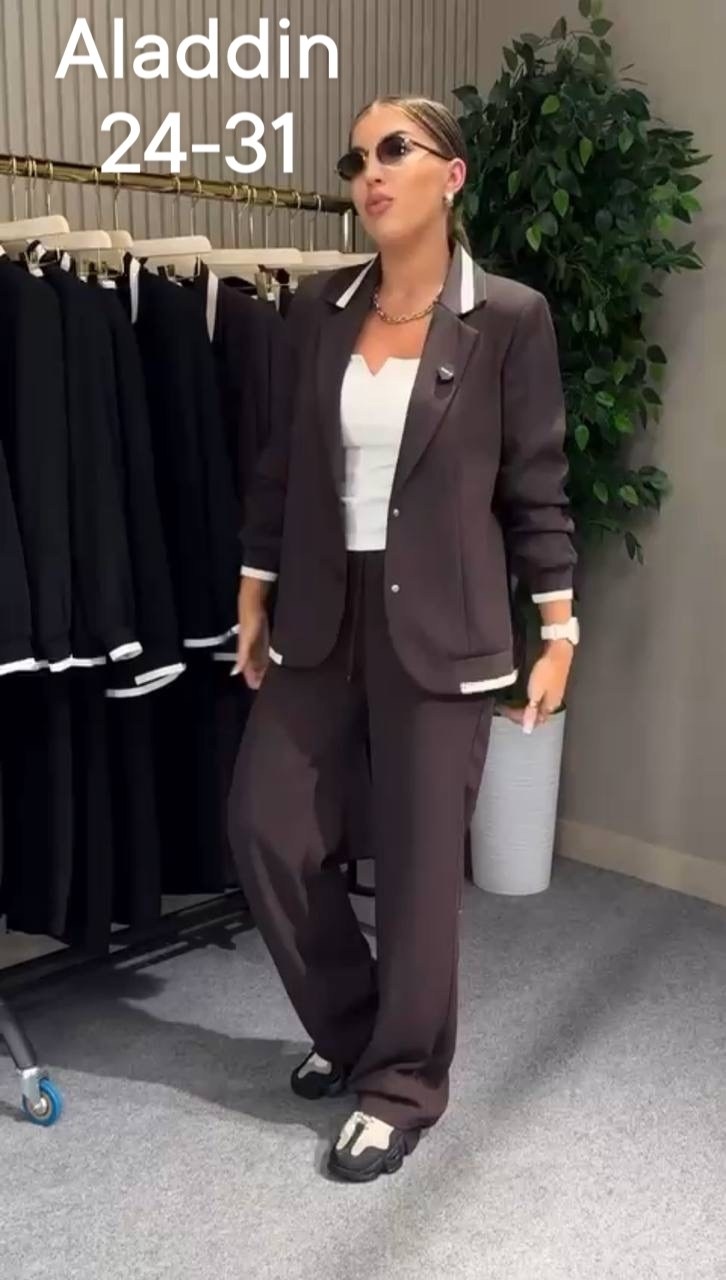 классический женский костюм двойка с брюками палаццо,костюм брючный классический inash,костюмы брючные,женский брючный костюм двойка классический,костюм лен женский брючный