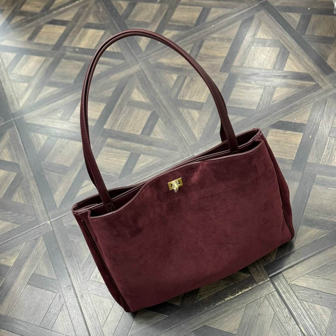 женская сумка-тоут из искусственной замши,сумка бордовая,сумка тотта бордовый матовый,бордовая замшевая сумка,замшевая сумка