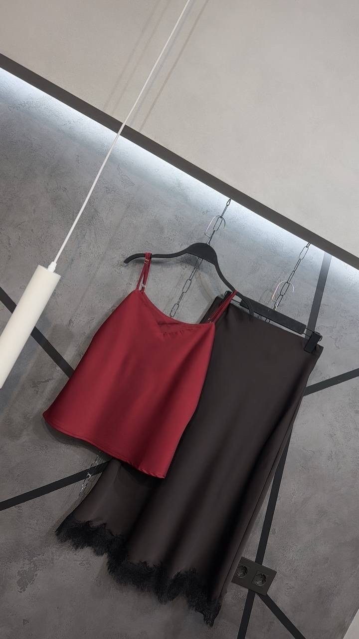 шелковый топ,атласный топ,топ в бельевом стиле,топ женский settes 16195 коричневый xs,атласное платье