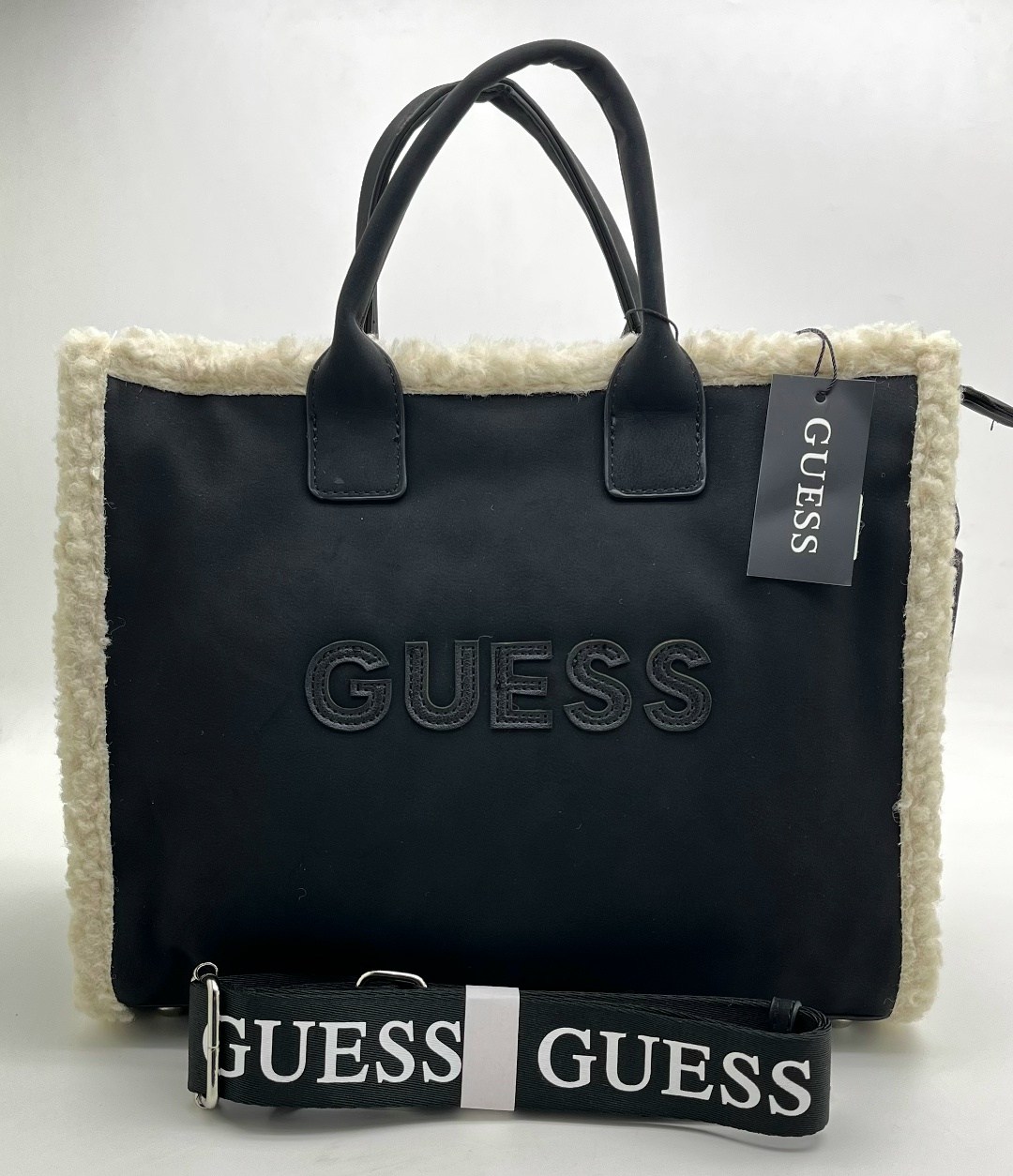 сумка guess 34-26 замшевая brend ru,сумка женская guess,сумка guess,сумка-тоут guess silvana compartment светло-коричневая,guess сумка тоут