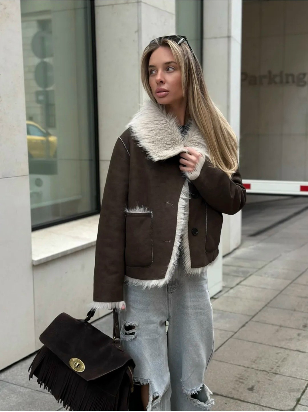 дубленка авиатор,женская дубленка,стильная дубленка,дубленка,дубленка укороченная