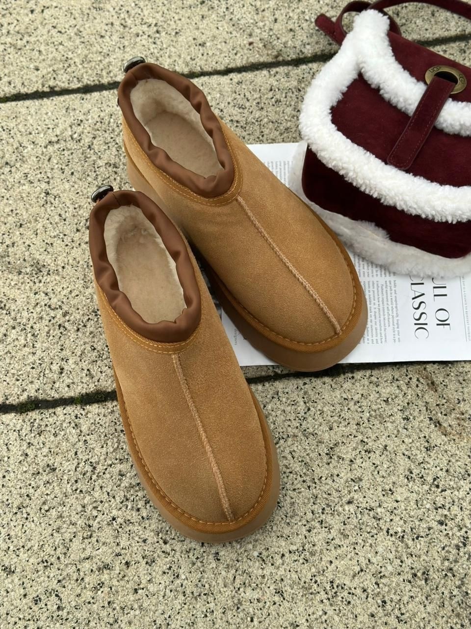 ,женская ,угги женские, повседневные, зимняя