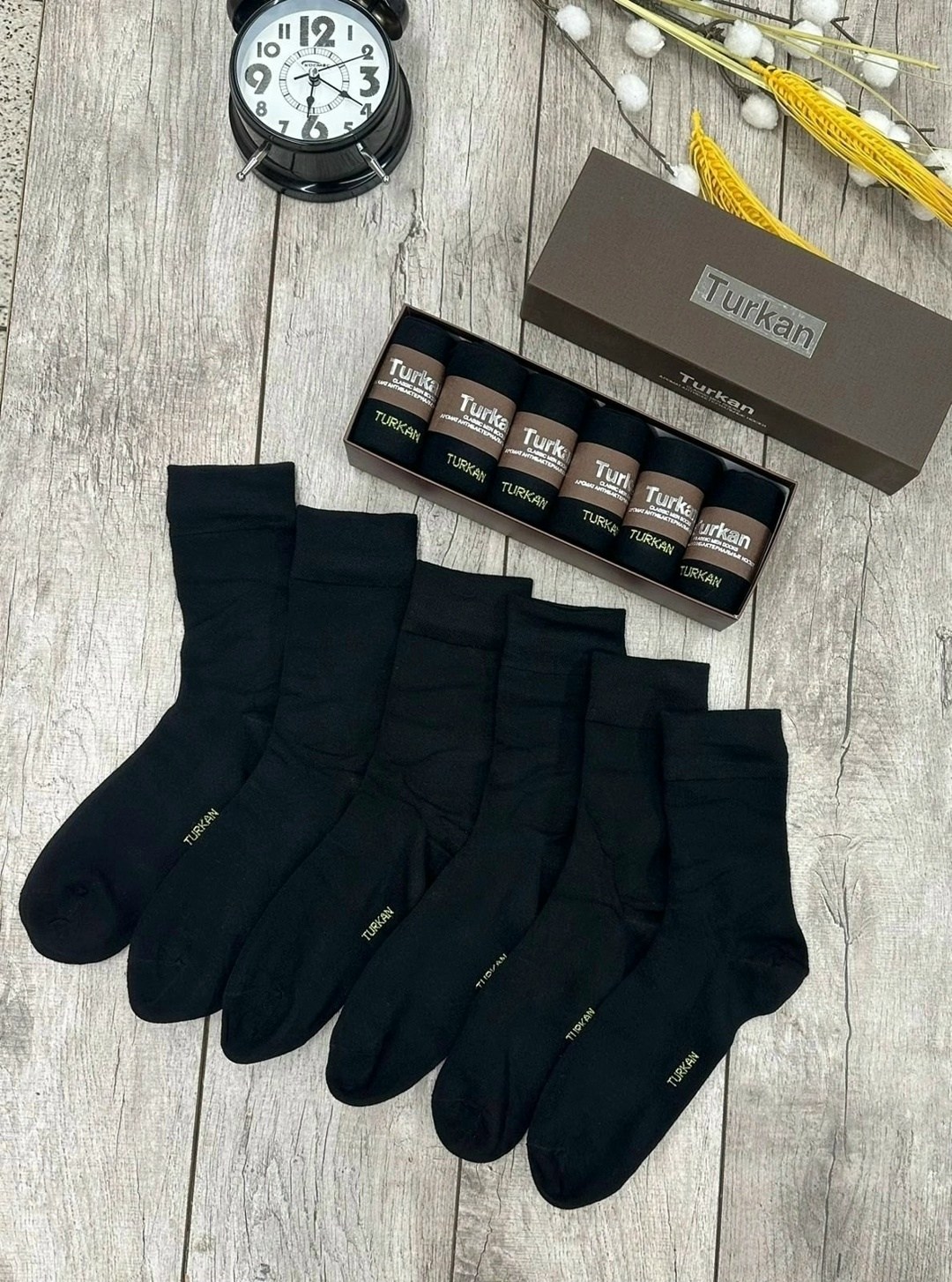 носки мужские turkan набор 6 пар,комплект мужских носков turkan,подарочный набор носки turkan,носки мужские набор подарочный,мужские носки turkan