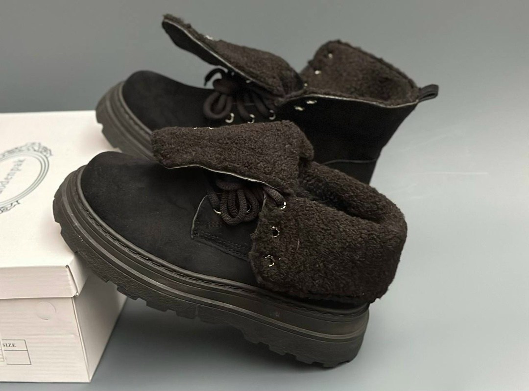 ,женские ботинки зимние,женские ботинки,ботинки miu miu, женская