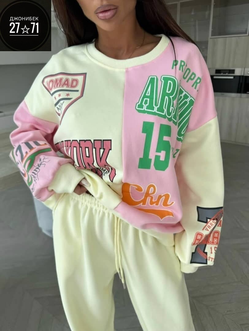 костюм спортивный shmatovashop 475850304,костюм спортивный женский,костюм спортивный женский арт. 11777288,костюм спортивный shmatovashop цвет желтый,спортивный костюм