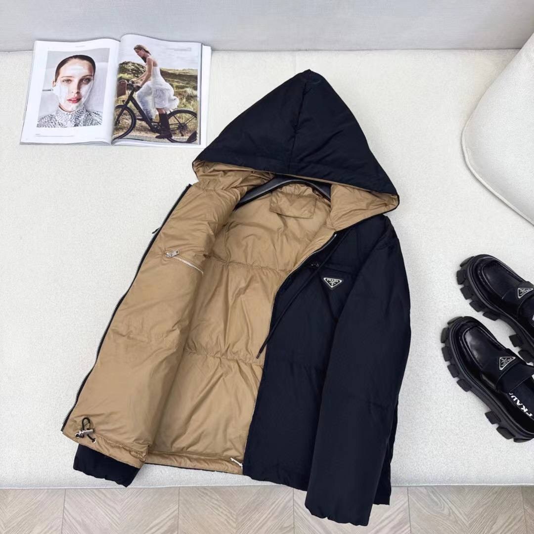 пуховик prada,пуховик prada женский,пуховик прада,куртка prada,женский черный пуховик prada арт 7m532