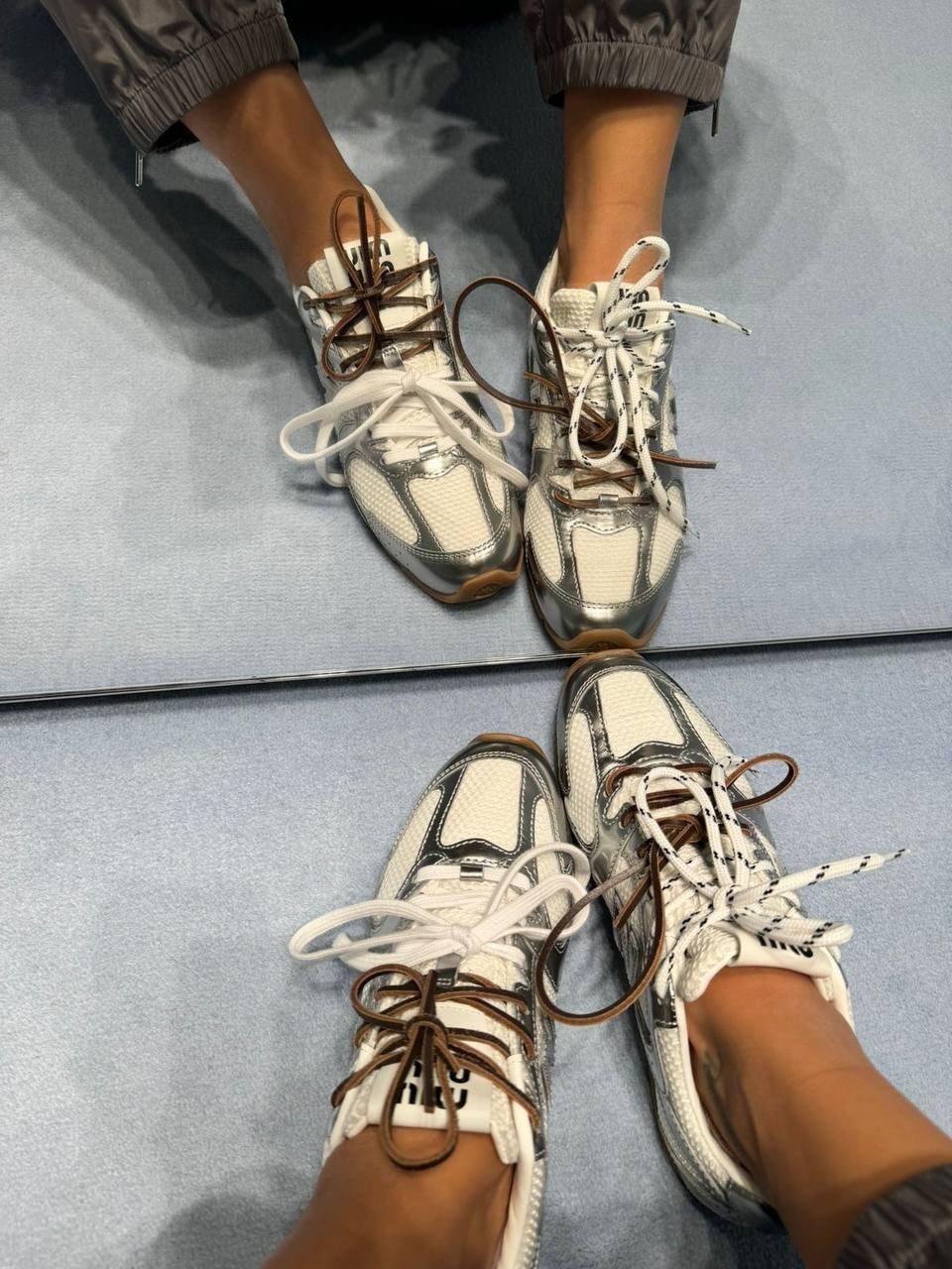 кроссовки new balance,кроссовки,серебряные кроссовки,кроссовки miu,женские кроссовки new balance