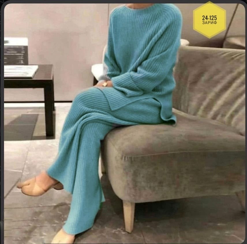 модные костюмы,трикотажные костюмы,женский трикотажный костюм из двух предметов,женский вязаный костюм,костюм женский лапша