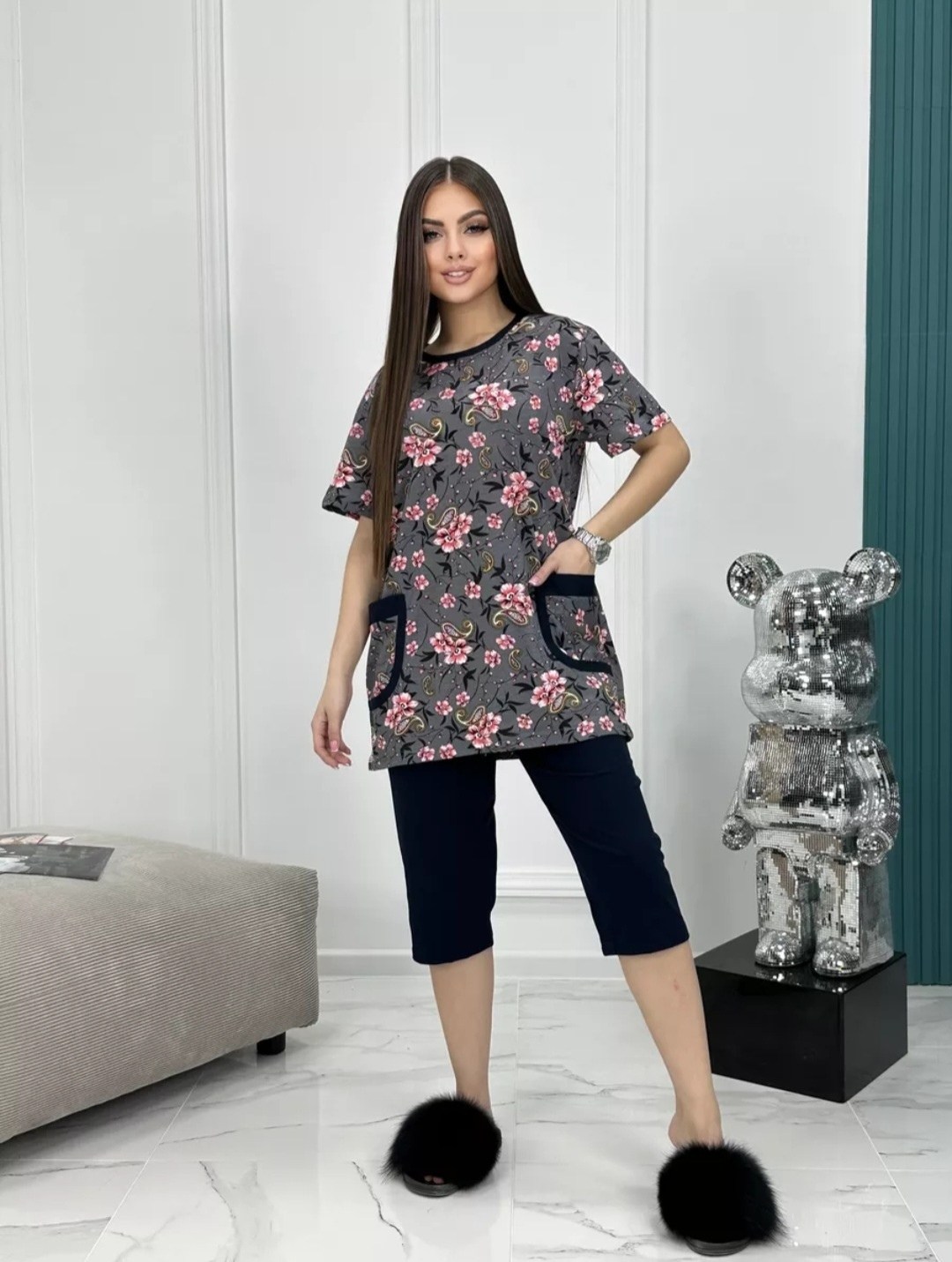 домашний костюм с бриджами,домашний костюм женский с бриджами,домашний костюм с бриджами пижама,женская пижама с бриджами,женская домашняя одежда