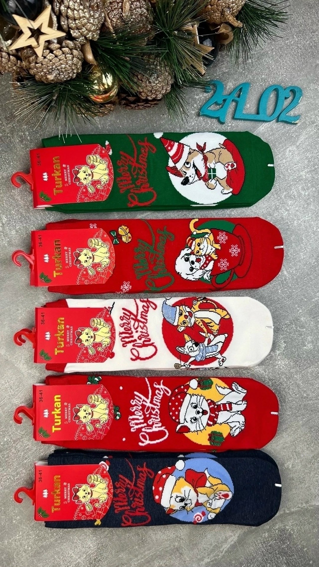 носки комплект 5 пар размер 41-46 новогодние,новогодние носки набор,набор ярких новогодних носков 5 пар,новогодние носки,комплект новогодних носков