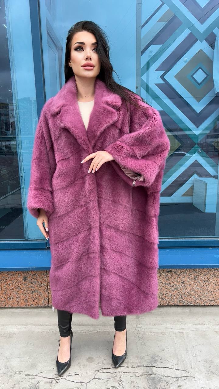 розовая норковая шуба,розовая шуба,шуба фуксия,норковая шуба фуксия,норковая шуба