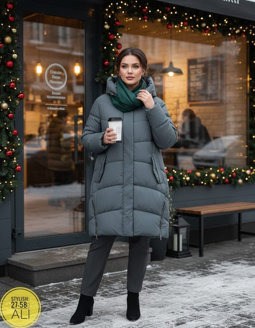 женский пуховик 7102-104,пуховик,куртка зимняя женская,удлиненная куртка,зимняя куртка