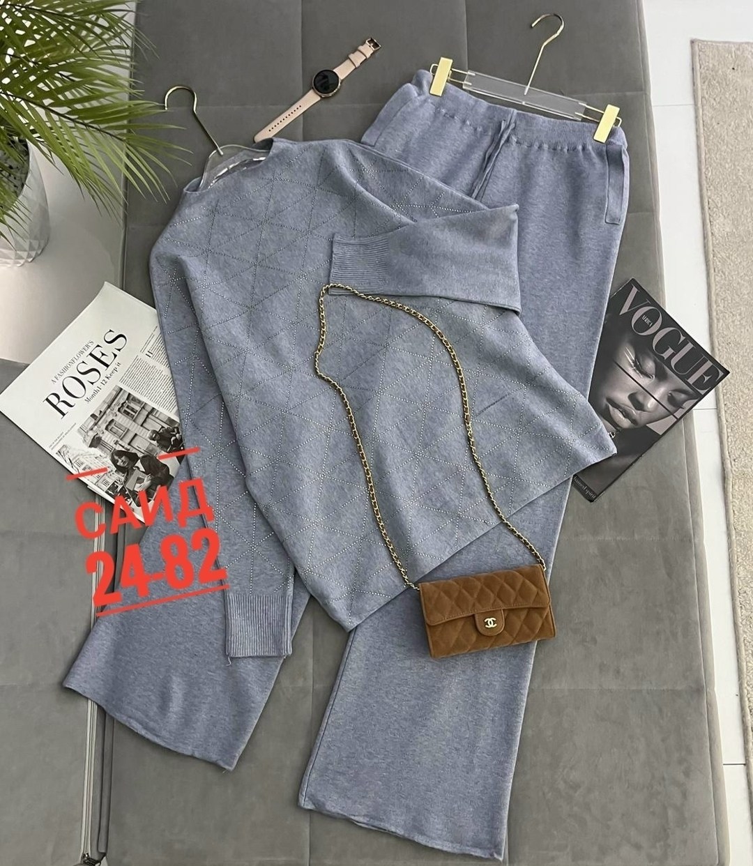 женские костюмы,костюм двойка,костюм с брюками,костюм,костюм женский кофта и штаны one size 42-48 арт. 1549637