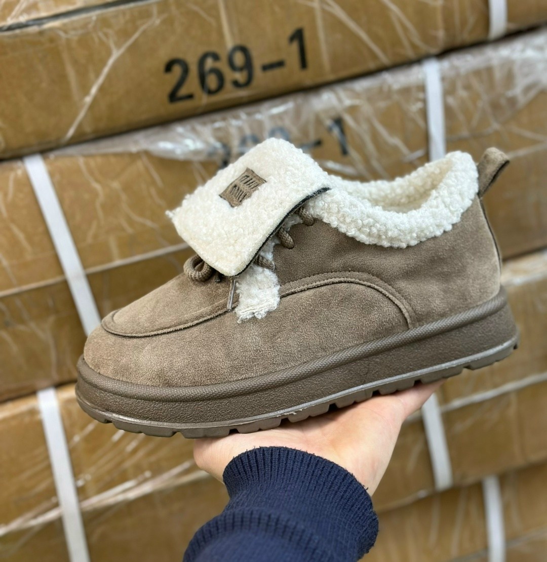 ,угги женские короткие на платформе,полуботинки зимние мягкие на низкой подошве seydoni 180966710, женская,кроссовки угги на платформе шерстяные зимние