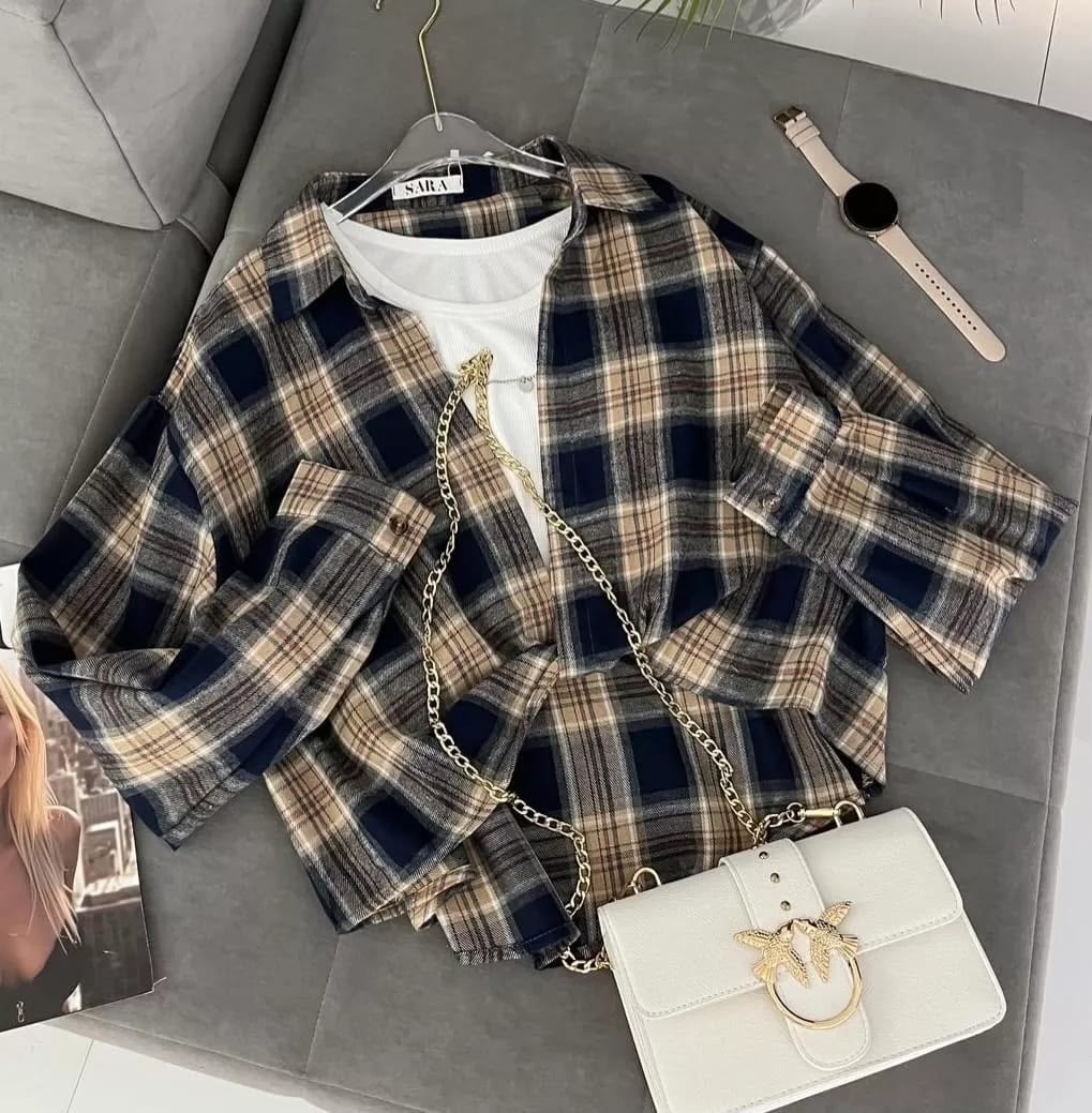 костюм юбка с рубашкой,рубашка в клетку с майкой beststyle,костюм в клетку,костюм женский с юбкой и рубашкой,костюм юбка с рубашкой в клетку