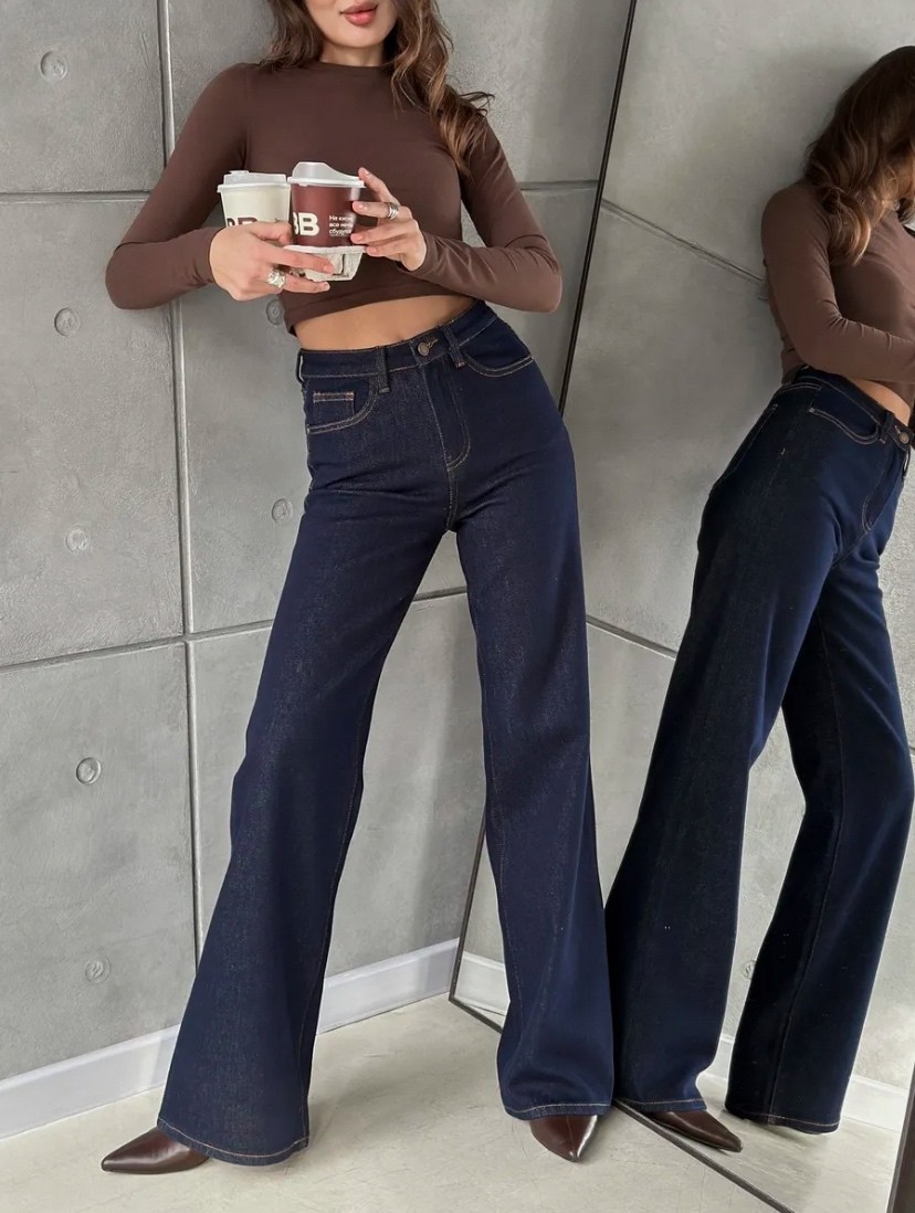 джинсы женские,джинсы,модные джинсы,джинсы трубы,джинсы широкие