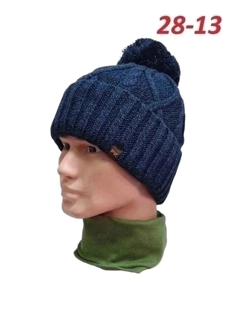 шапка мужская,мужская шапка с помпоном,шапка мужская зима,мужская вязаная шапка,шапка мужская зимняя