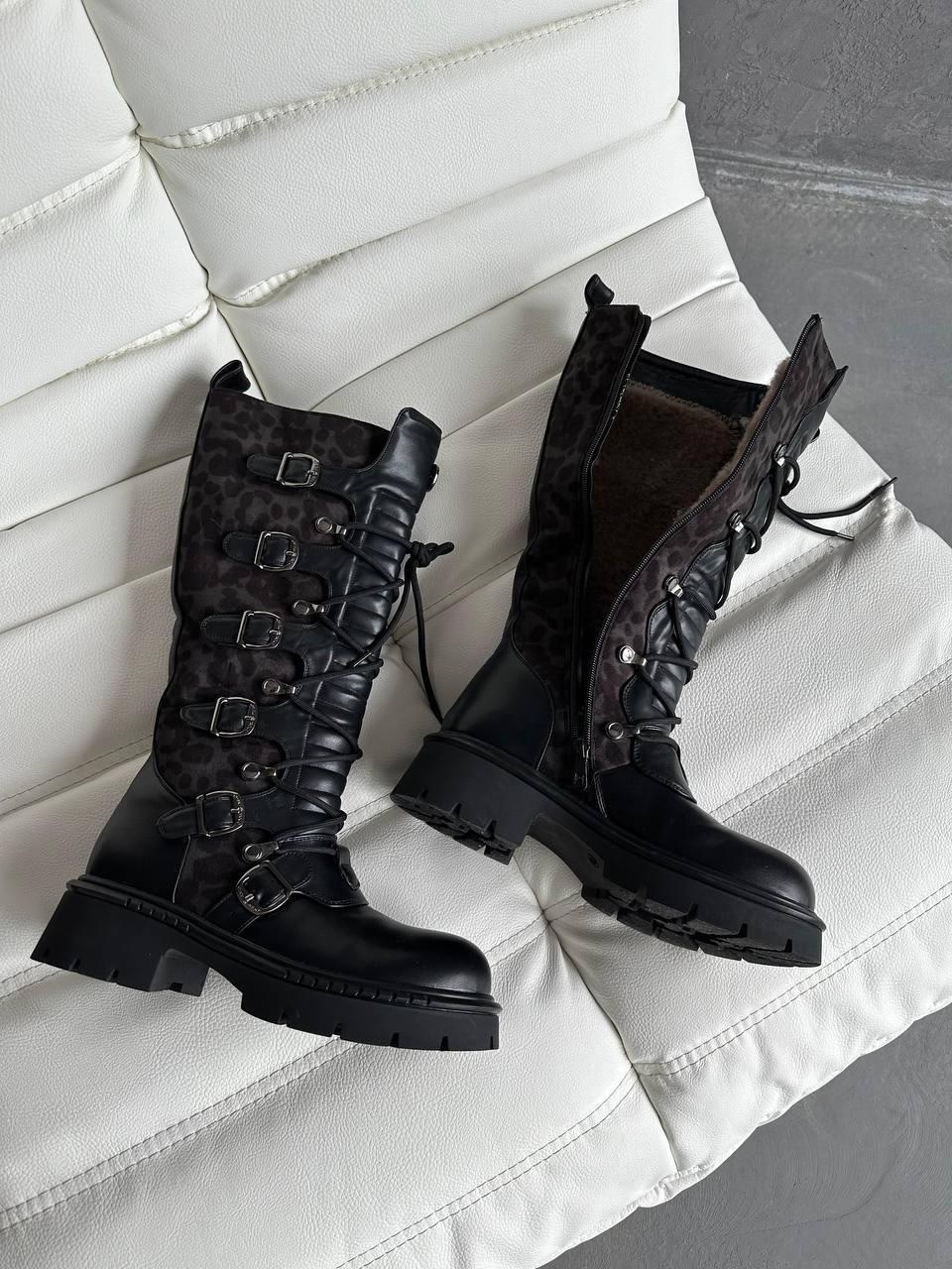 ,ботинки guess riplee леопард,сапоги модные,зимние сапоги на платформе,сапоги зимние женские