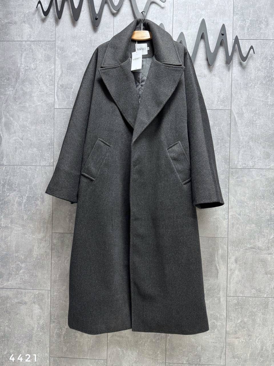 шерстяное пальто,пальто оверсайз,пальто оверсайз женское,серое пальто,длинное пальто
