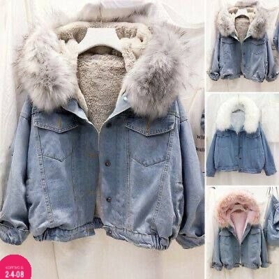 женская джинсовая куртка с мехом,джинсовая куртка с меховым воротником,женская джинсовая куртка с меховым воротником,джинсовая куртка с воротником,джинсовая куртка пул энд бир с мехом