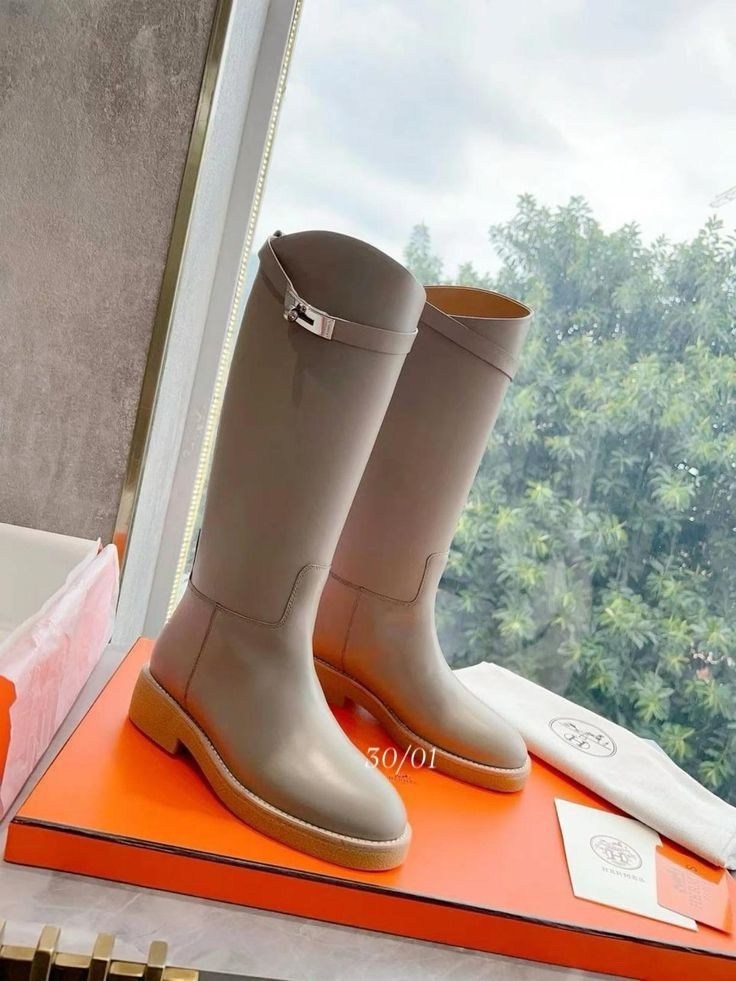 сапоги hermes,сапоги эрмес,hermes женские кожаные сапоги premium brown,сапоги эрмес оригинал,сапоги гермес