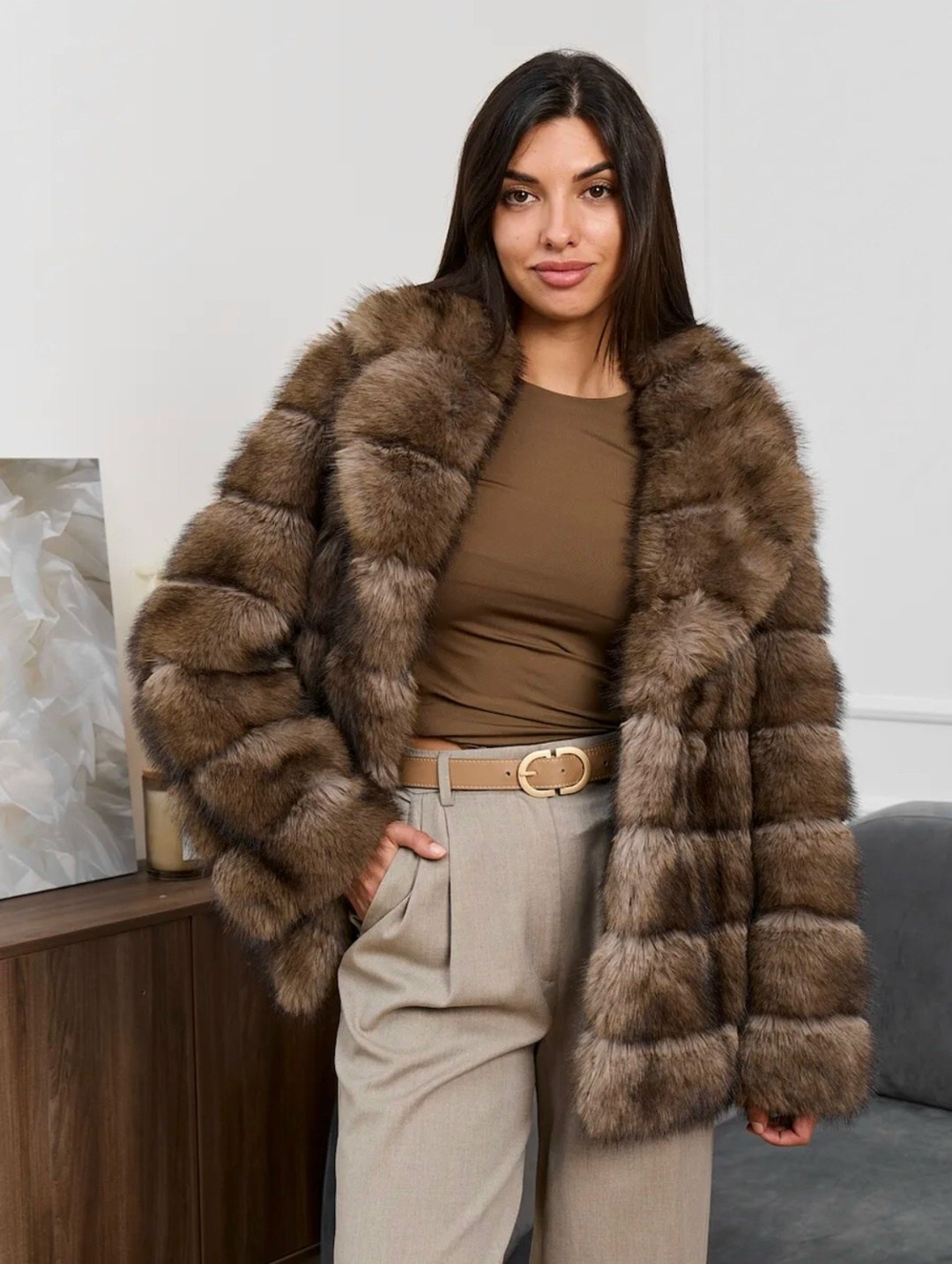шуба из соболя,шуба из куницы,соболь шуба,соболиная шуба,шуба из куницы 25815 коричневый