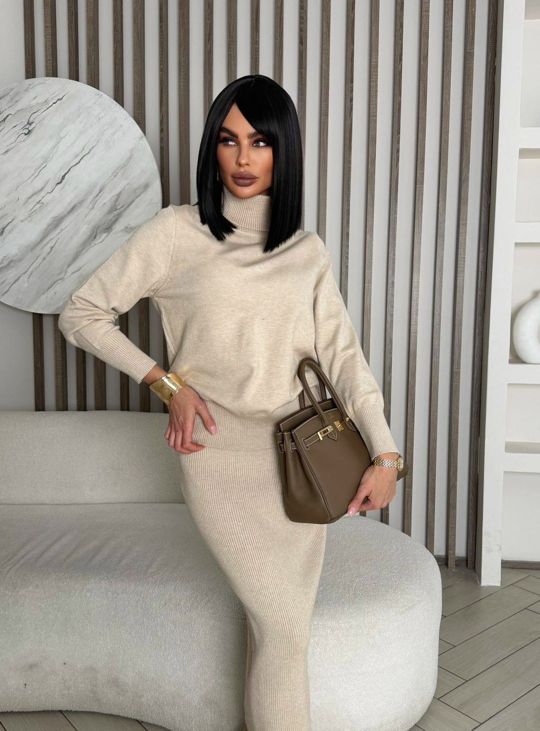 вязаный костюм с юбкой для женщин,вязаный костюм с юбкой,трикотажный костюм с юбкой,шерстяной костюм женский с юбкой,вязаный костюм женский с юбкой