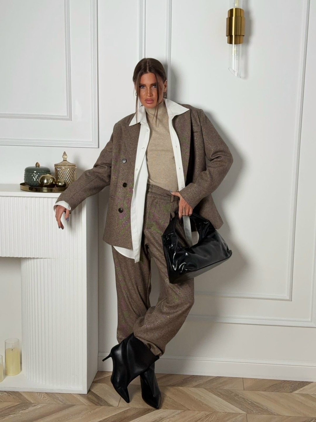 жакет,жакет двубортный,полупальто,шерстяное пальто,повседневный костюм