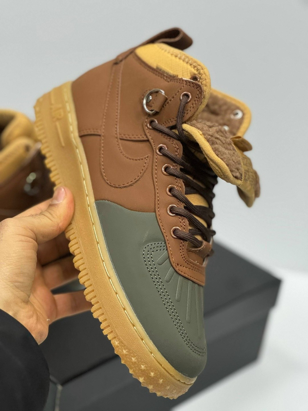 зимние кроссовки nike air force 1,nike air force 1 duckboot,кросcовки nike air force 1,кроссовки зимние nike air force,кроссовки nike air force 1 lunar duckboot thermo khaki