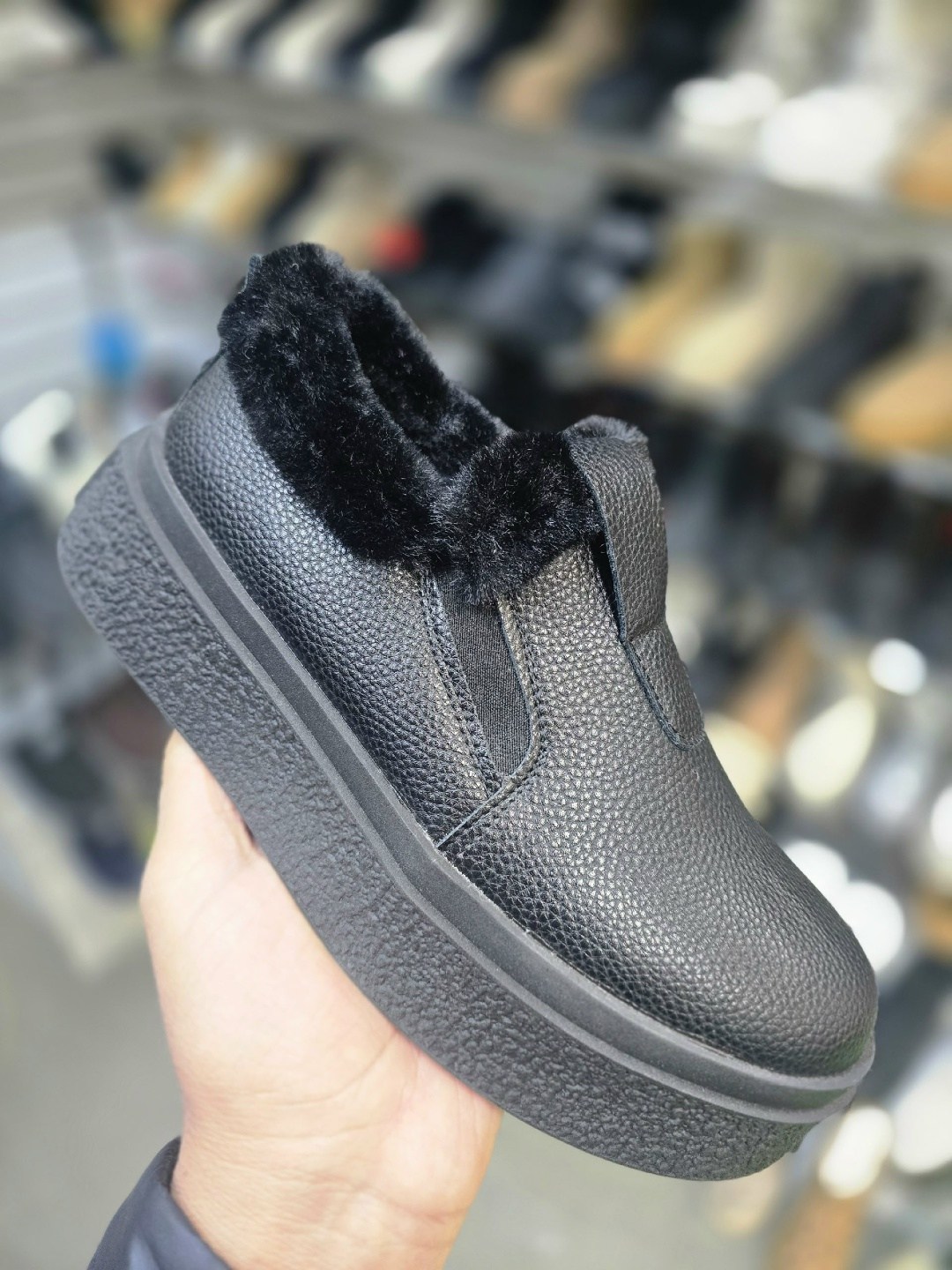 ,женская ,зимняя  женская,слипоны с мехом,угги короткие зимние ботинки на платформе lita felichi