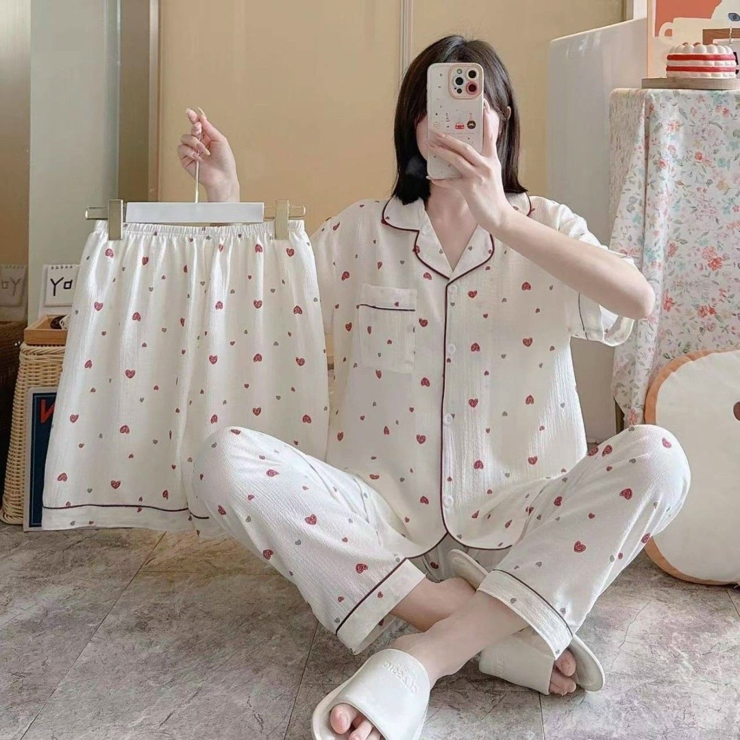 комплект женской пижамы,пижамы женски,свободные пижамы для девушек,пижама женская тройка,комплект пижама