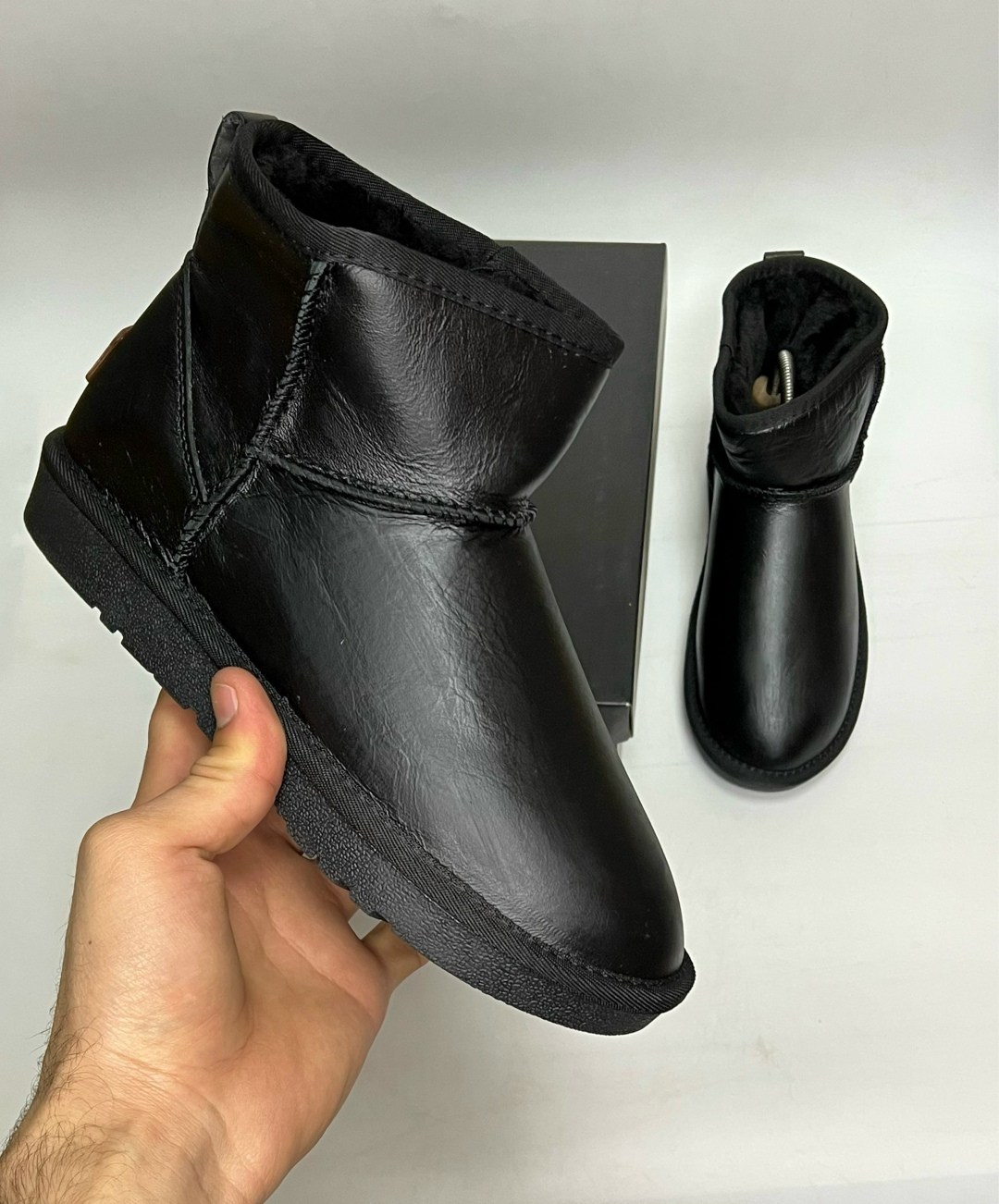 мужские угги ugg classic mini зимние черные,,угги мужские,угги,угги черные