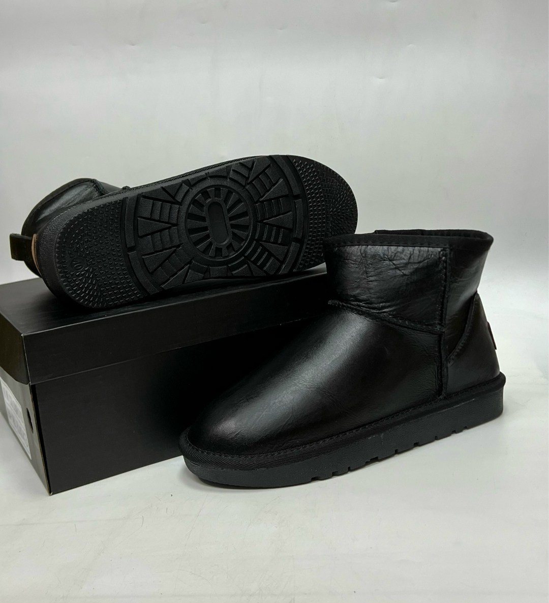 мужские угги ugg classic mini зимние черные,,угги мужские,угги,угги черные