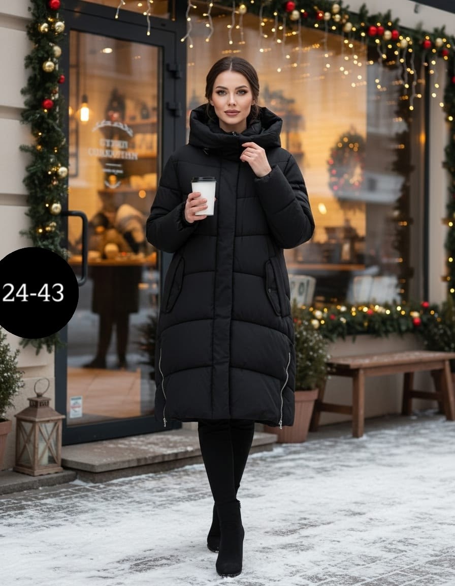 удлиненная куртка,пуховик,зимняя куртка,женский пуховик 7102-104,куртка