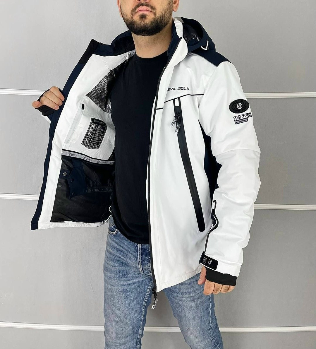 горнолыжная куртка evil wolf,горнолыжная куртка мужская,горнолыжная куртка мужская с капюшоном,мужская зимняя горнолыжная куртка evil wolf,горнолыжная куртка