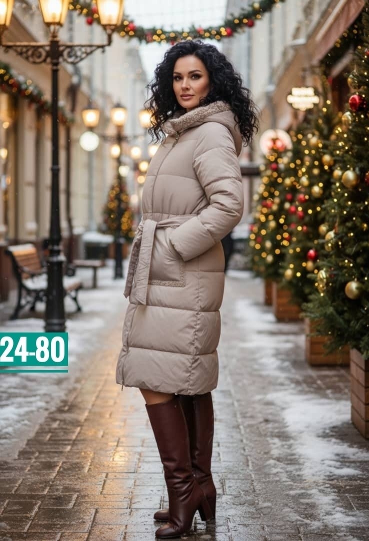 пуховик женский,женская зимняя куртка,пуховик,куртка пуховик зимняя длинная с капюшоном deep style,пуховик зима