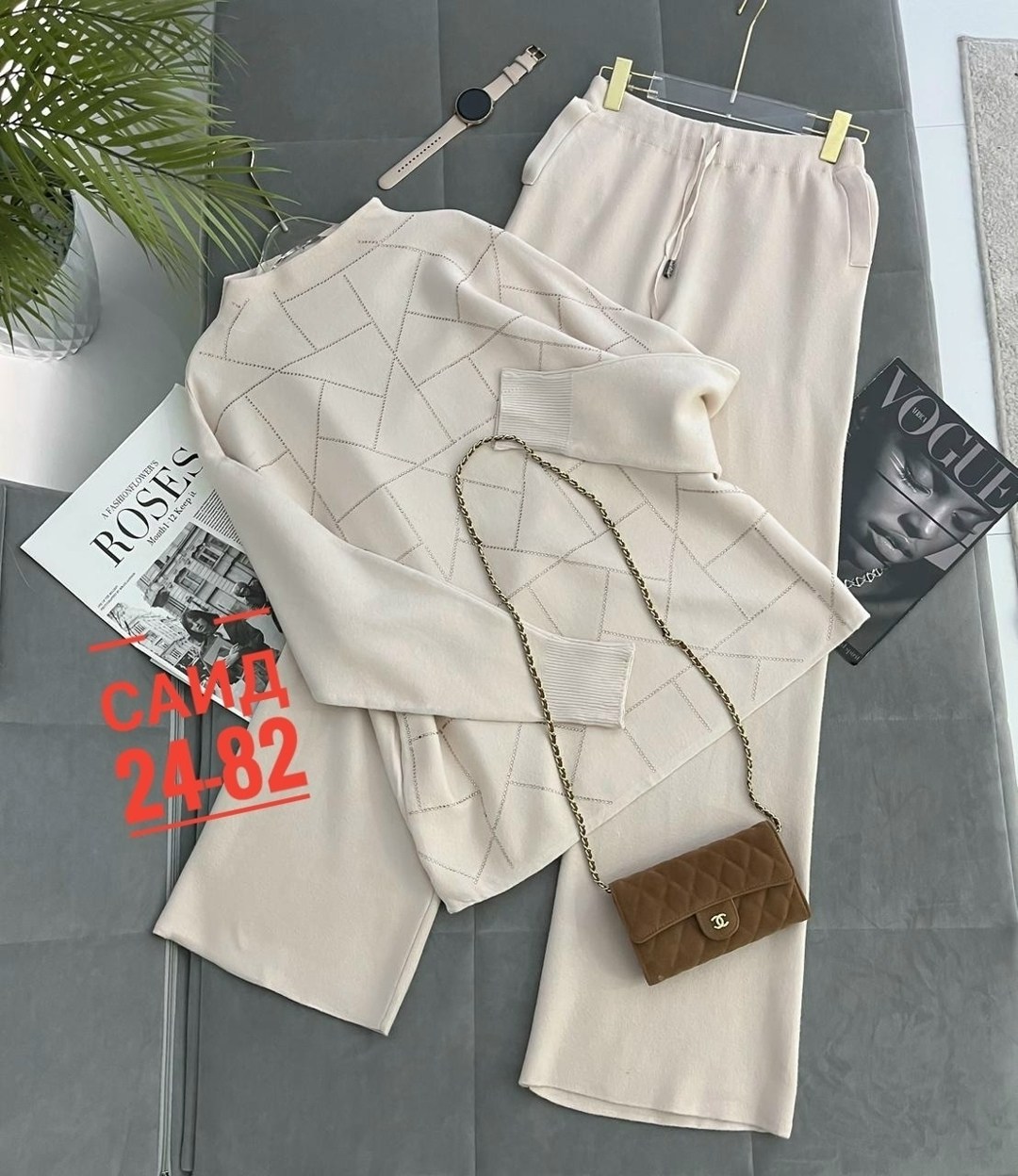 женские костюмы,костюм двойка,костюм с брюками,костюм,костюм женский кофта и штаны one size 42-48 арт. 1549637