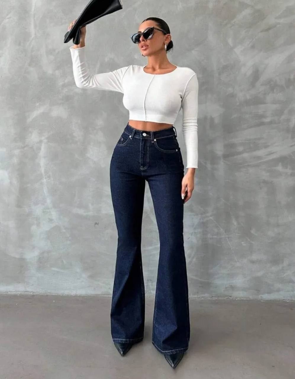 джинсы клеш,женские однобортные джинсы-клеш с высокой талией,wide leg jeans,джинсы клеш с высокой талией,женские джинсы