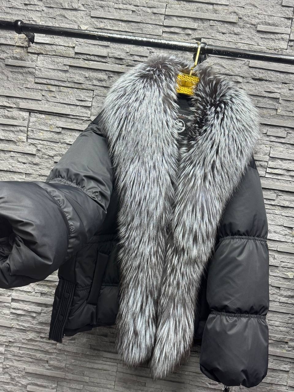 пуховик с натуральным мехом чернобурки,куртка - пуховик с мехом чернобурки city furs,пуховик с чернобуркой,пуховик с мехом чернобурой лисы,пуховик с натуральным мехом чернобурой лисы