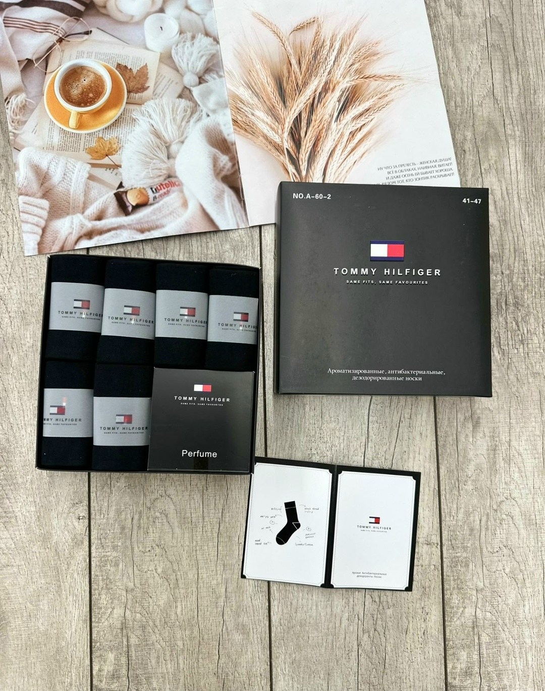 комплект носков tommy hilfiger,комплект носки мужские,носки мужские набор,носки мужские набор в подарочной упаковке,носки мужские