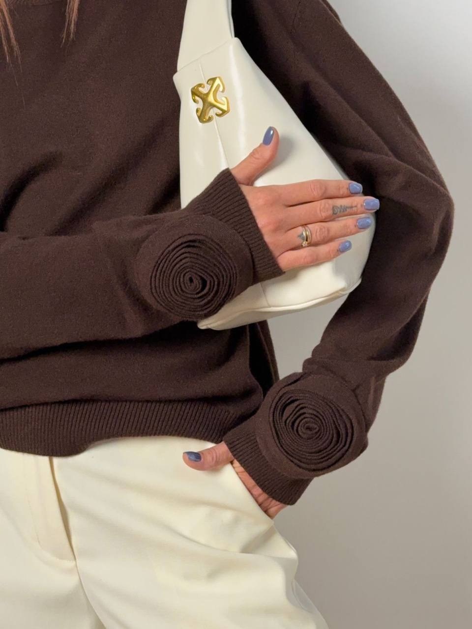 джемпер,трикотажный джемпер с круглым вырезом,трикотажный свитер,свитер,базовый трикотажный джемпер с круглым вырезом