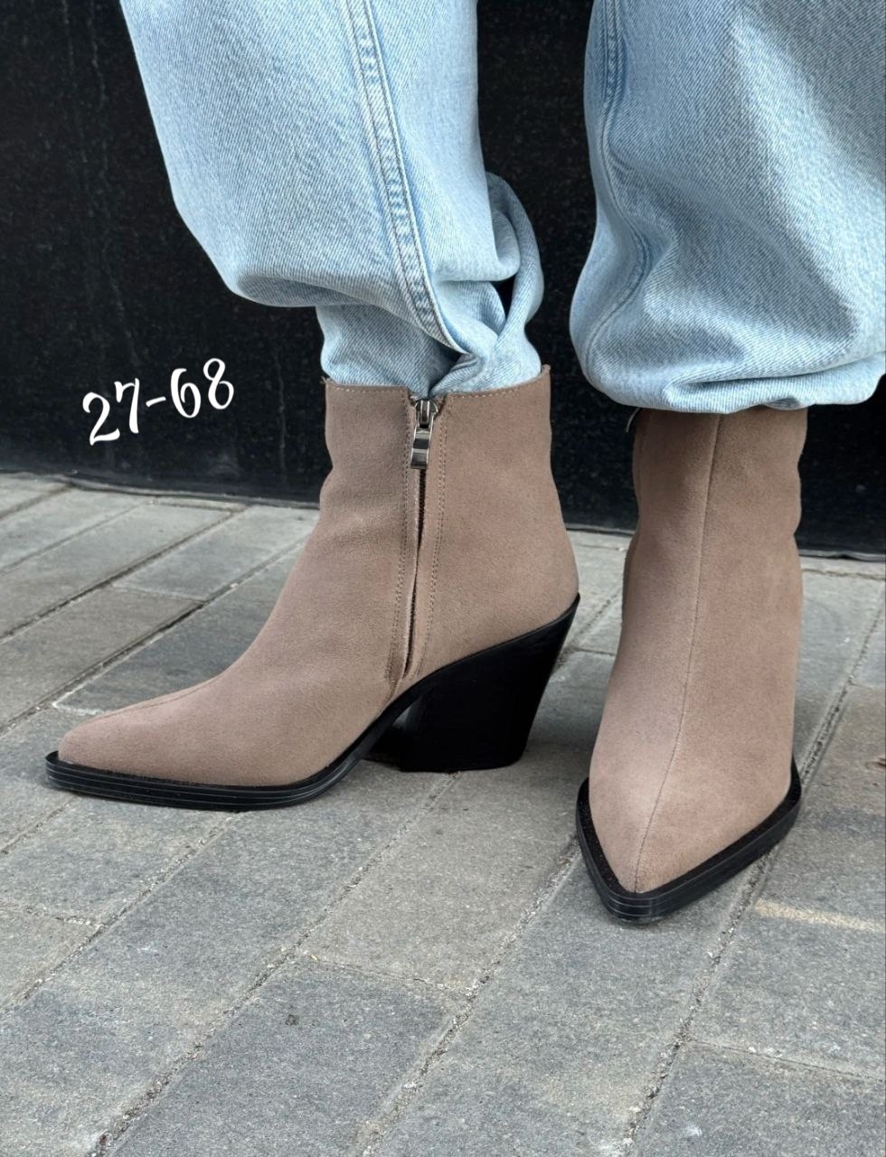 женские ботильоны,ботильоны модные,замшевые ботинки, женская,ботинки на каблуке