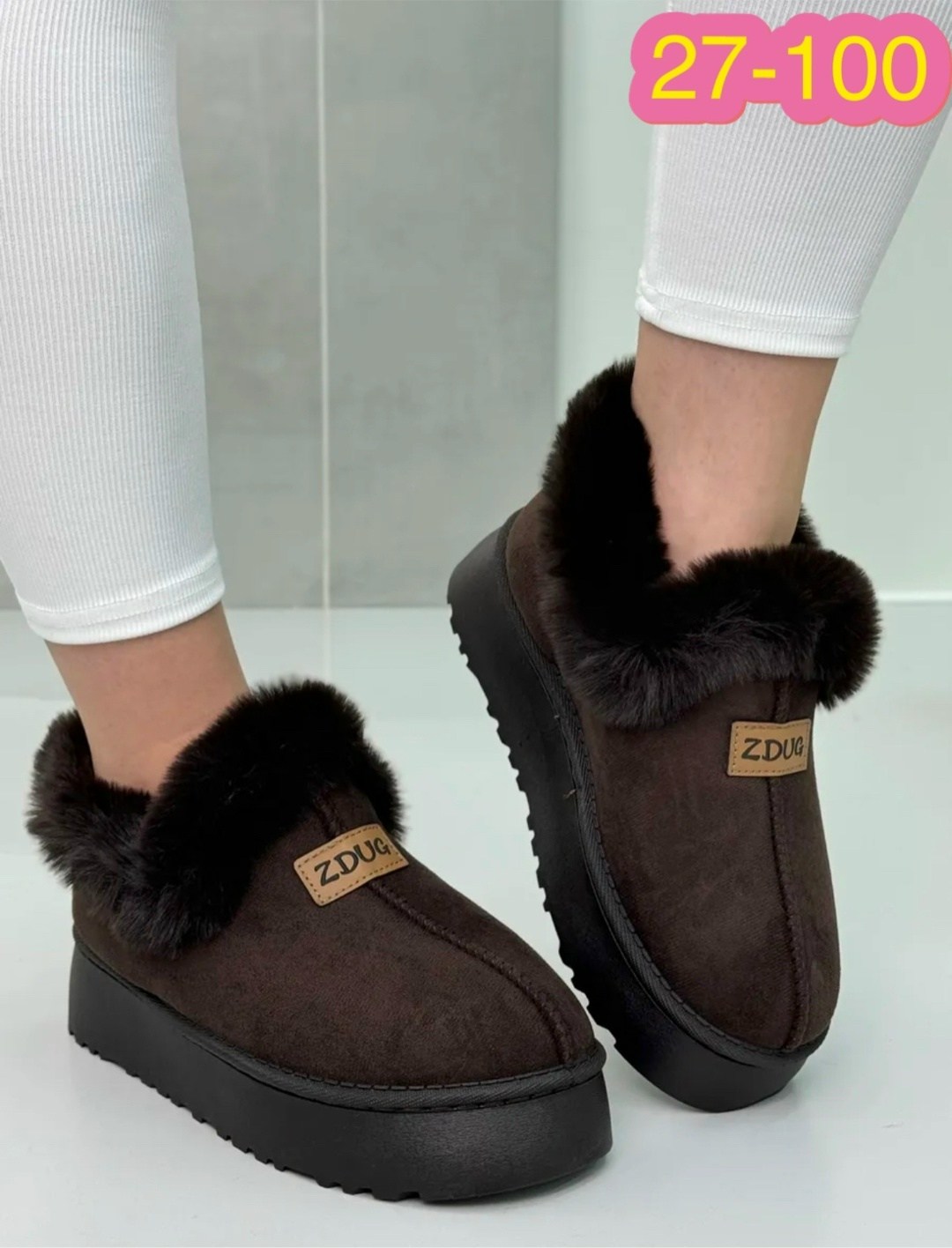 женские угги,,тапочки женские,угги короткие на толстой подошве besmoda,зимние тапочки