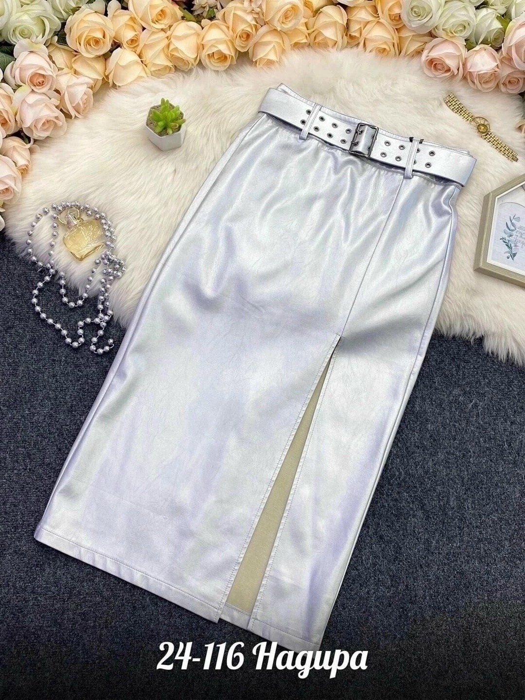 юбка серебро,брюки кожаные женские,повседневные брюки,серебряные брюки,модные штаны