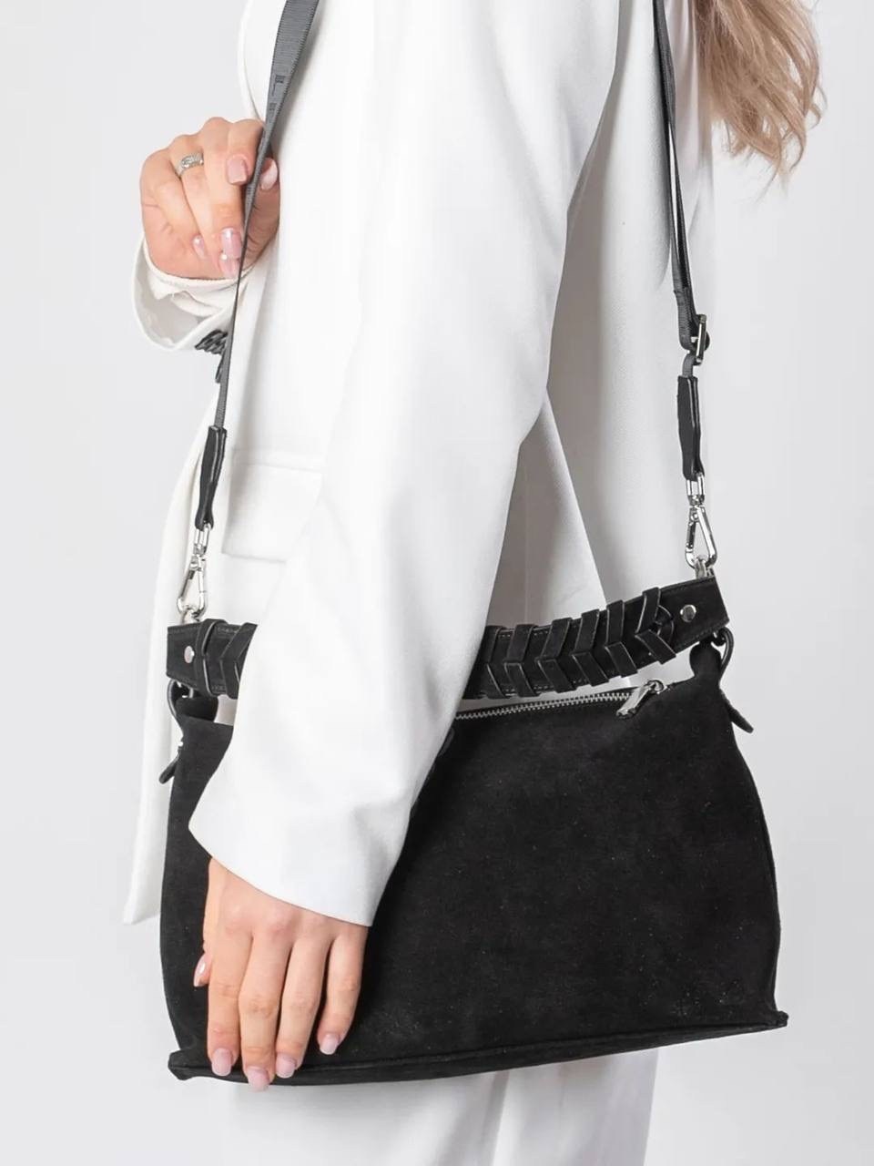 сумка женская из натуральной замши,замшевая сумка,женская замшевая сумка,сумка хобо мягкая c замшевой фактурой,сумка из натуральной замши